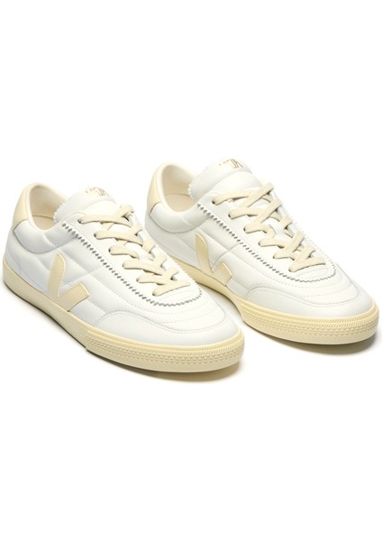 Panenka O.t. Bej Beyaz Kadın Deri Sneaker