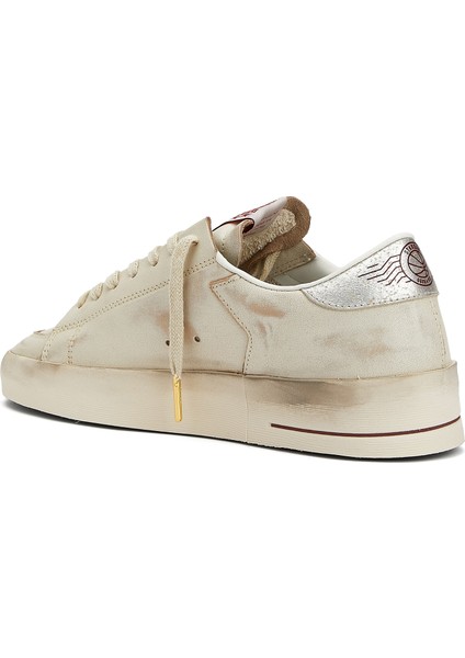 Stardan Bej Kadın Deri Sneaker