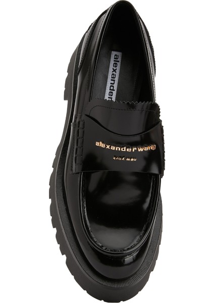 Carter Siyah Kadın Deri Loafer