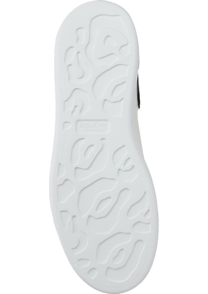 Oversized Siyah Beyaz Kadın Deri Sneaker indirimleri