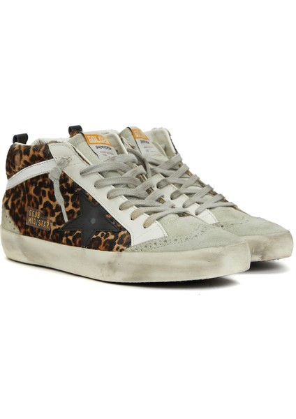 Mid Star Leopar Desenli Kadın Sneaker fiyatları