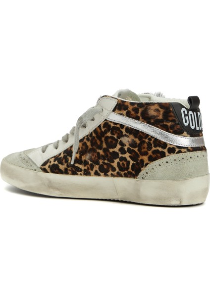 Mid Star Leopar Desenli Kadın Sneaker modelleri
