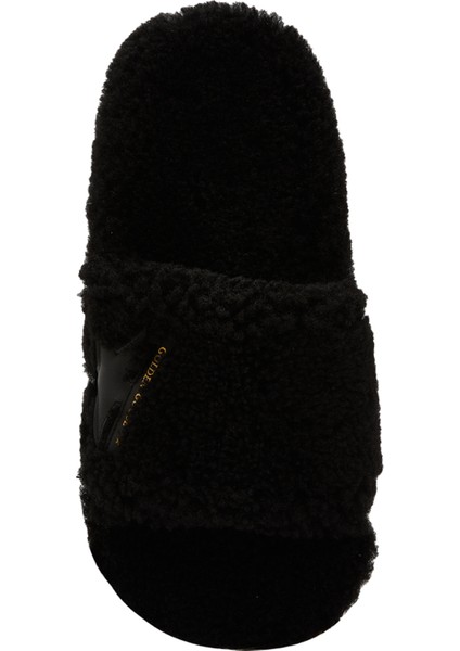 Poolstars Siyah Kadın Shearling Terlik fırsatları