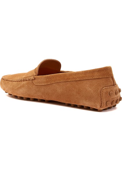 Taba Kadın Deri Loafer modelleri
