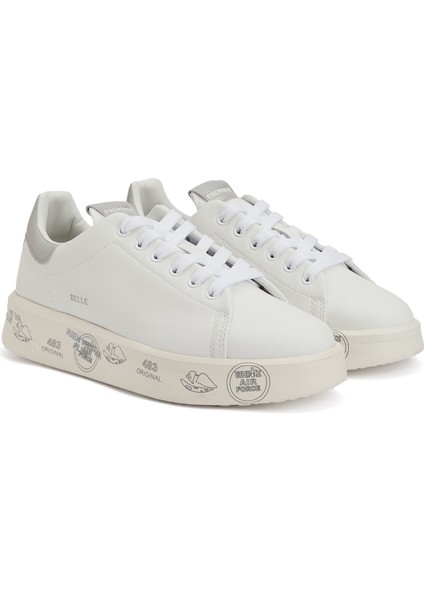 Belle Beyaz Silver Kadın Deri Sneaker fiyatları