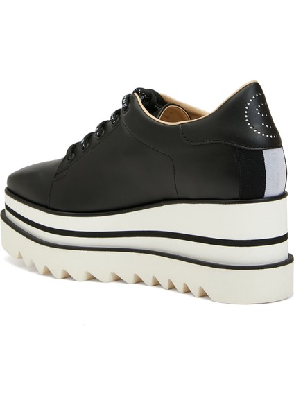 Sneak-Elyse Platform Siyah Kadın Sneaker modelleri