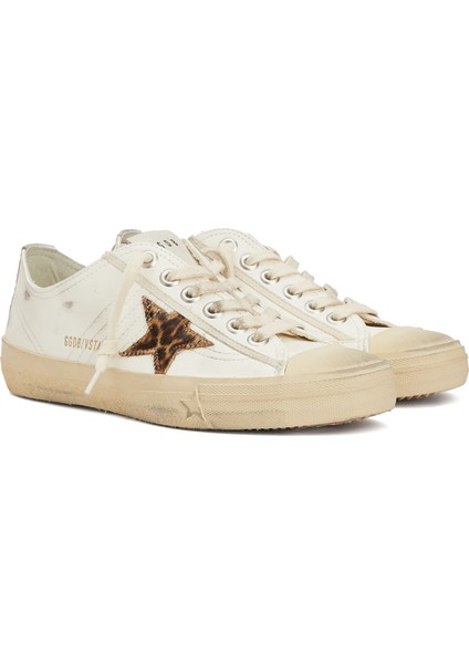 V-Star Ltd Krem Kadın Deri Sneaker fiyatları