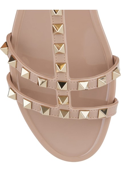 Rockstud Pudra Kadın Sandalet