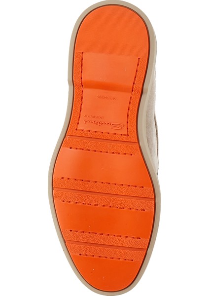 Gri Kadın Deri Loafer
