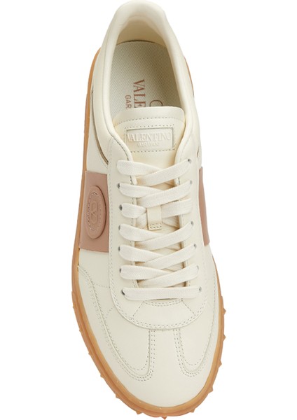 Upvillage Crosta Ekru Pembe Kadın Deri Sneaker fırsatları