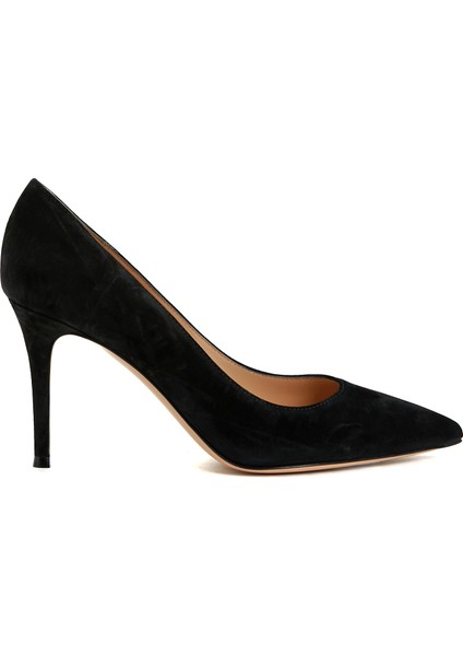 Siyah Süet Stiletto