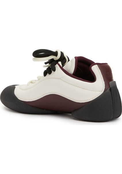 Beyaz Siyah Kadın Deri Sneaker modelleri