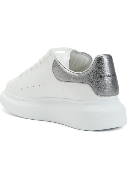 Oversize Beyaz Silver Kadın Deri Sneaker modelleri