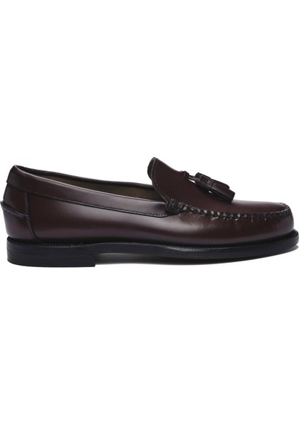 Classic Will Bordo Kadın Deri Loafer