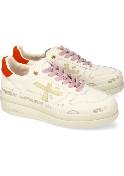 Micol Beyaz Kadın Deri Sneaker fiyatları