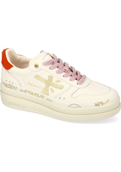 Micol Beyaz Kadın Deri Sneaker modelleri