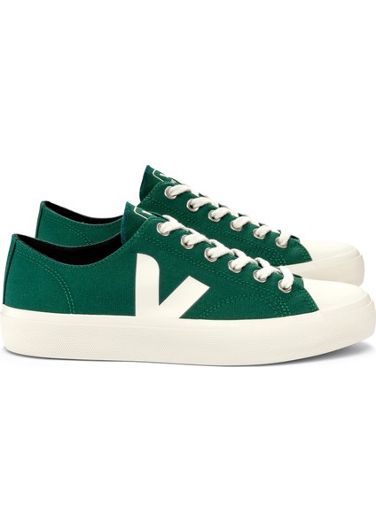 Wata Iı Low Beyaz Yeşil Kadın Kanvas Sneaker