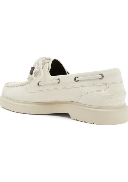 Beyaz Kadın Deri Loafer modelleri