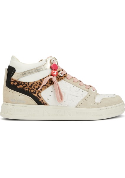 Çok Renkli Kadın Deri Sneaker
