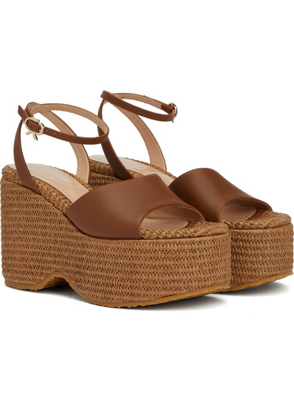 Thalia Taba Kadın Deri Espadril