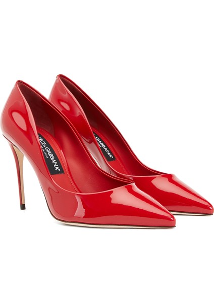 Mercan Logo Detaylı Deri Stiletto fiyatları