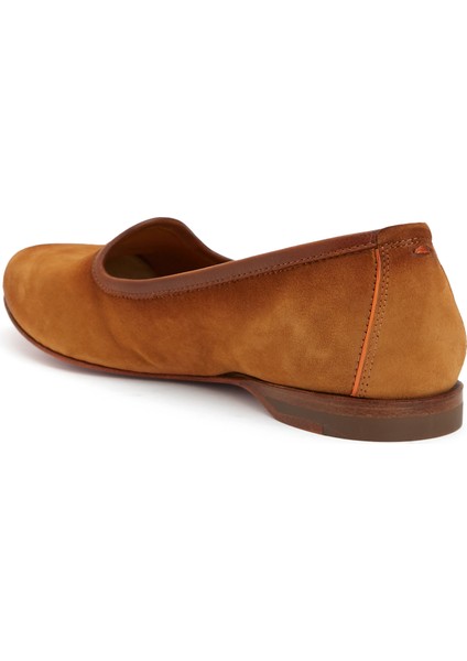 Taba Kadın Deri Loafer modelleri
