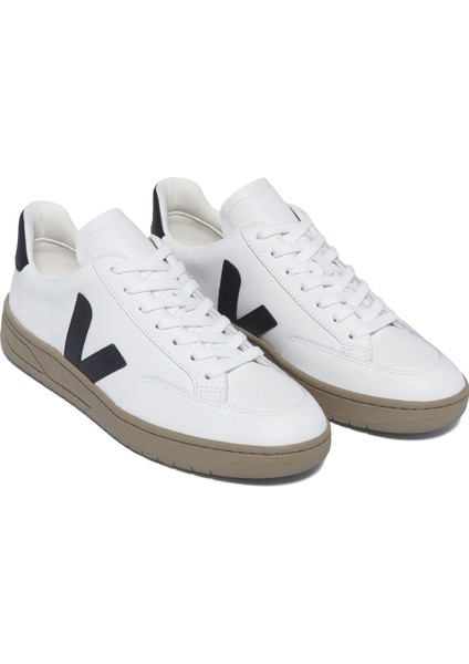 V-12 Siyah Beyaz Kadın Deri Sneaker fiyatları