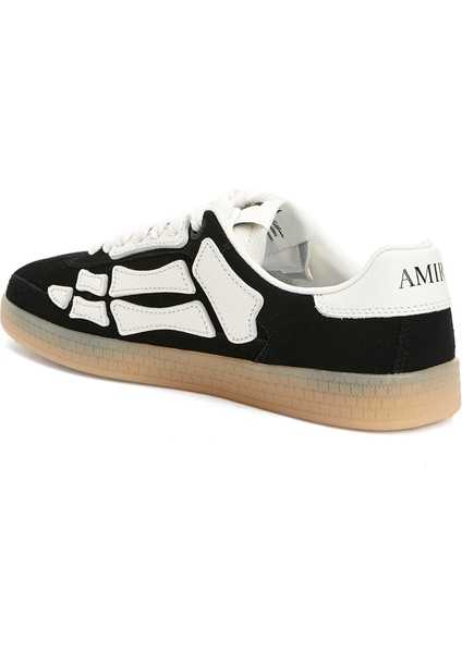 Pacific Bones Siyah Kadın Deri Sneaker modelleri