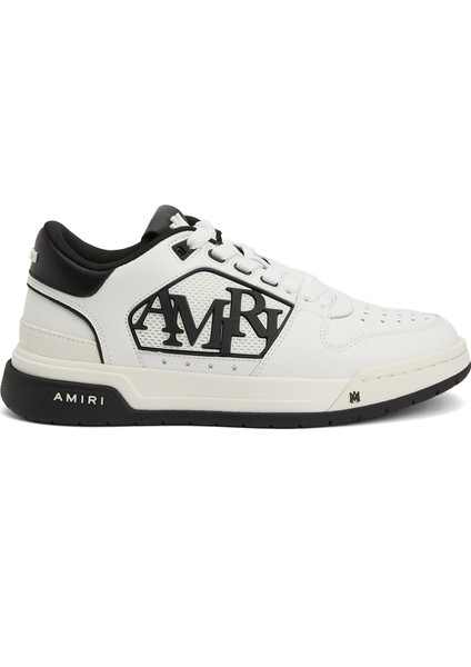 Skel Top Low Siyah Beyaz Kadın Deri Sneaker