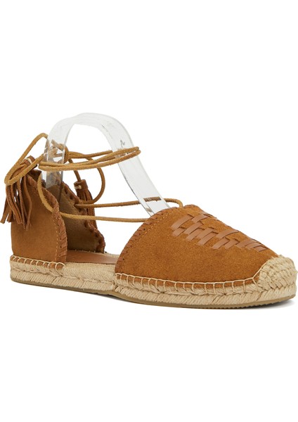 Taba Kadın Deri Espadril