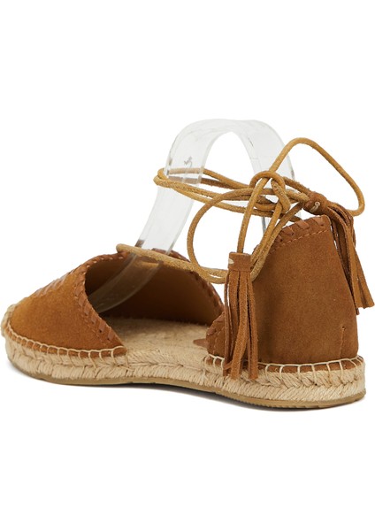 Taba Kadın Deri Espadril
