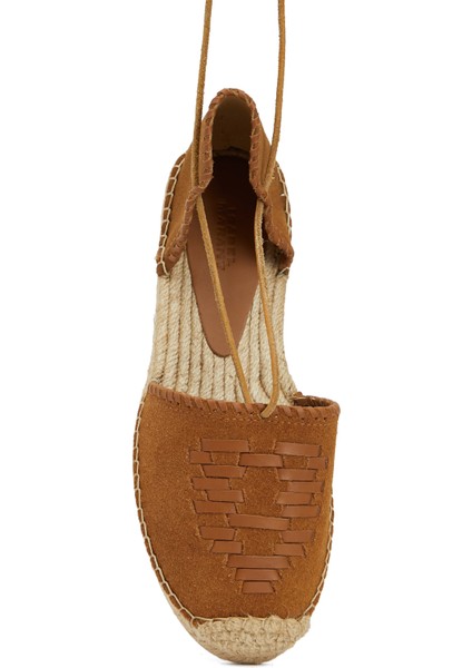 Taba Kadın Deri Espadril
