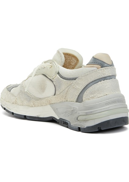 Dad Star Beyaz Silver Kadın Deri Sneaker modelleri