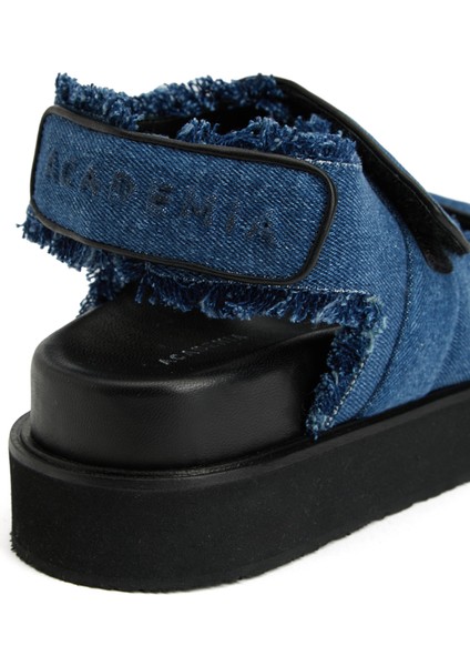 Mavi Logolu Kadın Denim Sandalet indirimleri