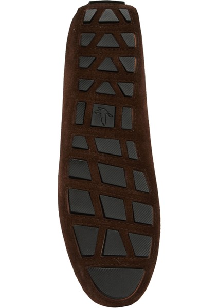 Kahverengi Kadın Deri Loafer indirimleri