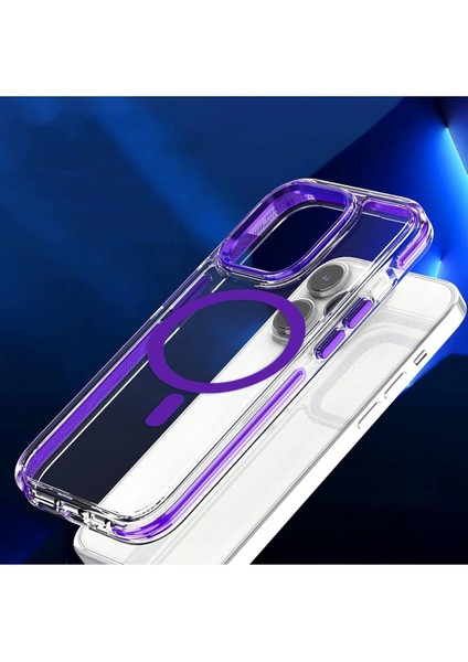 iPhone 15 Pro Max Bella Magsafe Kapak - Turuncu