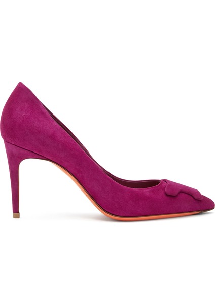 Mor Deri Stiletto