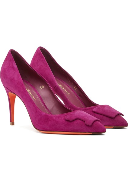 Mor Deri Stiletto