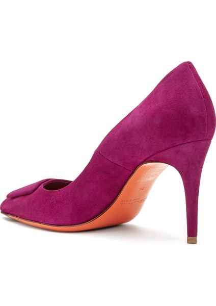 Mor Deri Stiletto