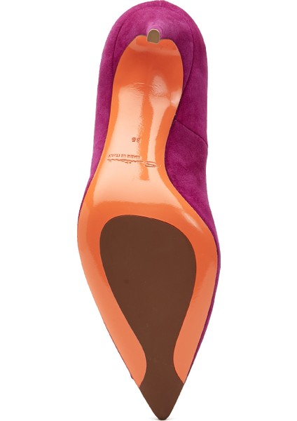 Mor Deri Stiletto