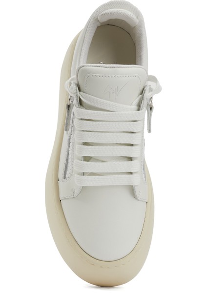 Beyaz Kadın Deri Sneaker fırsatları