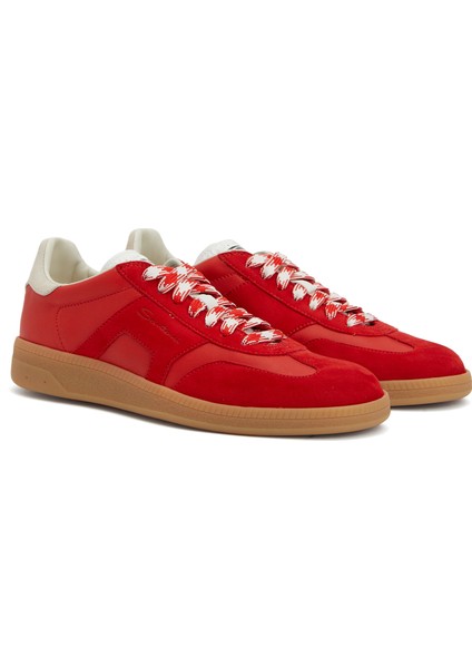 Kırmızı Kadın Deri Sneaker fiyatları