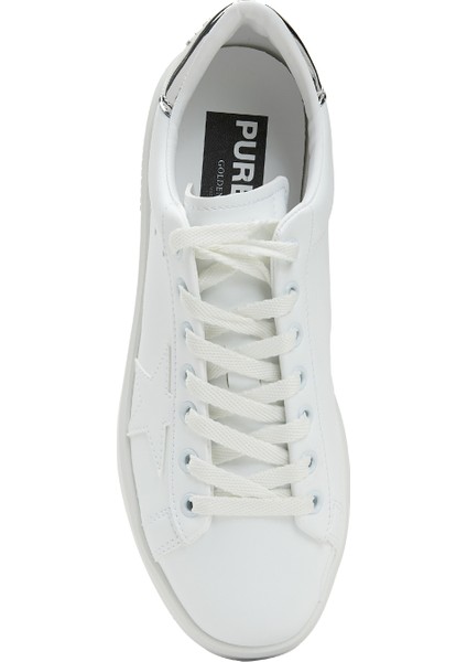 Pure Star Beyaz Silver Kadın Deri Sneaker fırsatları