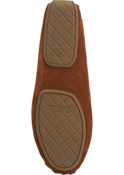 Taba Kadın Süet Loafer