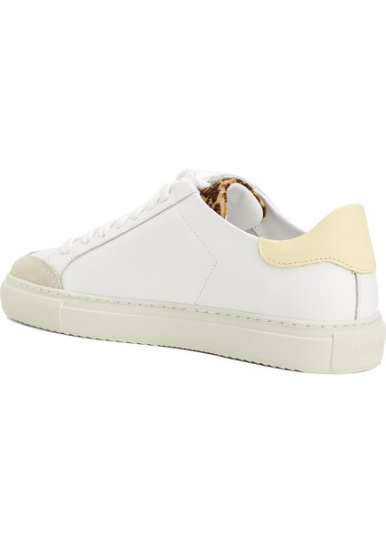 Clean 90 Triple Beyaz Sarı Kadın Deri Sneaker