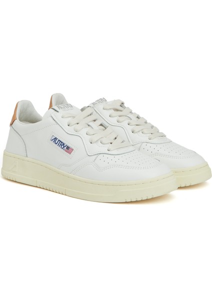 Turuncu Beyaz Kadın Deri Sneaker fiyatları