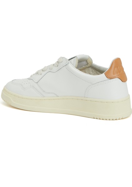 Turuncu Beyaz Kadın Deri Sneaker modelleri