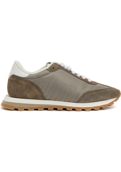 New Rush Kahverengi Kadın Deri Sneaker
