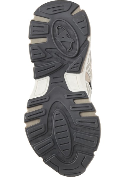 Sphere Runner Bej Siyah Kadın Deri Sneaker