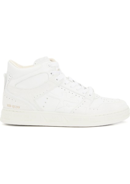 Mid Quinn-D Beyaz Kadın Sneaker